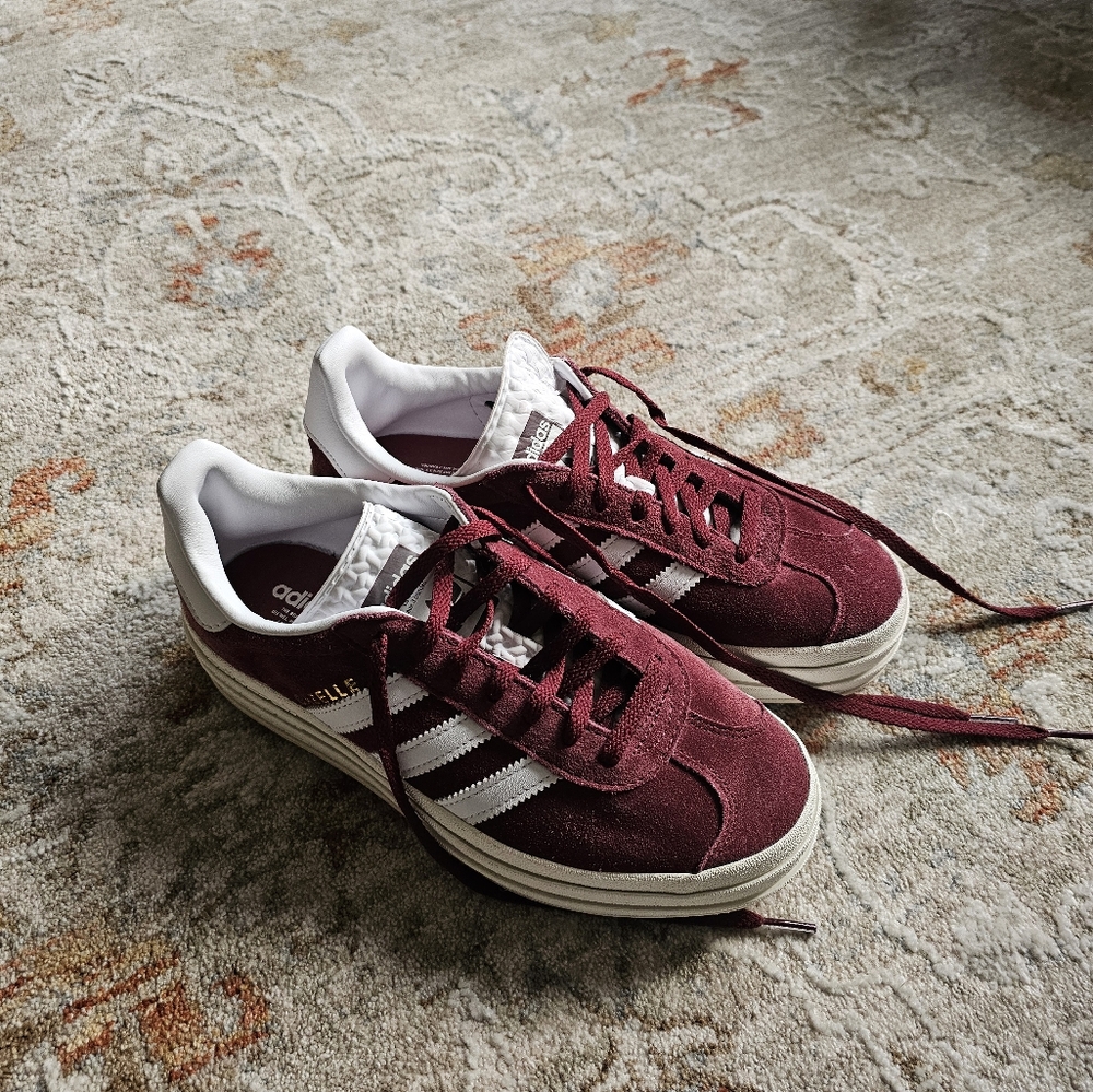 Adidas Gazelle platform shoes